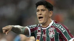 RJ - RIO DE JANEIRO - 08/08/2023 - LIBERTADORES 2023, FLUMINENSE X ARGENTINOS JUNIORS - German Cano jogador do Fluminense durante partida contra o Argentinos Juniors no estadio Maracana pelo campeonato Libertadores 2023. Foto: Jorge Rodrigues/AGIF