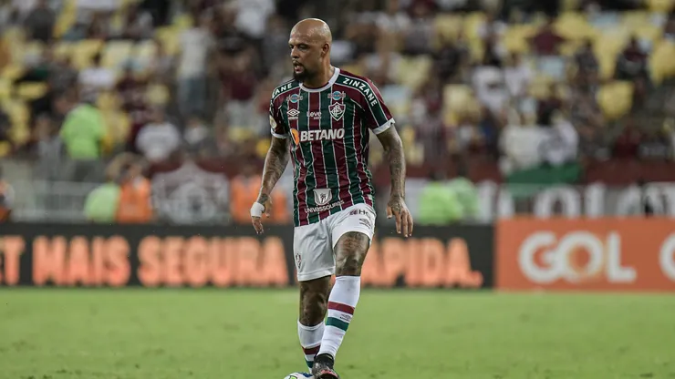 RJ - RIO DE JANEIRO - 20/09/2023 - BRASILEIRO A 2023, FLUMINENSE X CRUZEIRO - Felipe Melo jogador do Fluminense durante partida contra o Cruzeiro no estadio Maracana pelo campeonato Brasileiro A 2023. Foto: Thiago Ribeiro/AGIF