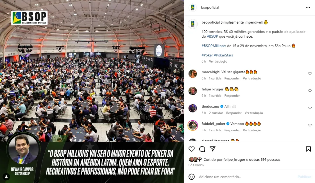 Foto: Reprodução Instagram @bsopoficial