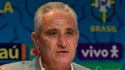 RJ - Rio de Janeiro - 07/11/2022 - CONVOCACAO SELECAO BRASILEIRA - Tite tecnico da Selecao Brasileira anuncia a lista com os 26 nomes convocados para disputar a Copa do Mundo de 2022 no Catar, nesta segunda feira (07), no auditorio da sede da CBF, na zona oeste do Rio de Janeiro. Foto: Thiago Ribeiro/AGIF