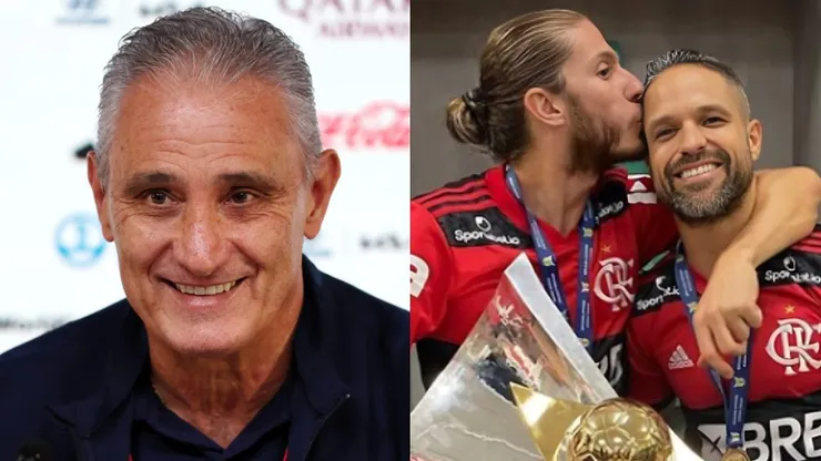 - Tite, Filipe e Diego