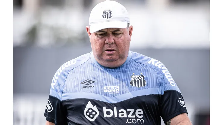 Fotos: Raul Baretta/ Santos FC - Marcelo Fernandes treinou time na atividade de manhã no CT Rei Pelé
