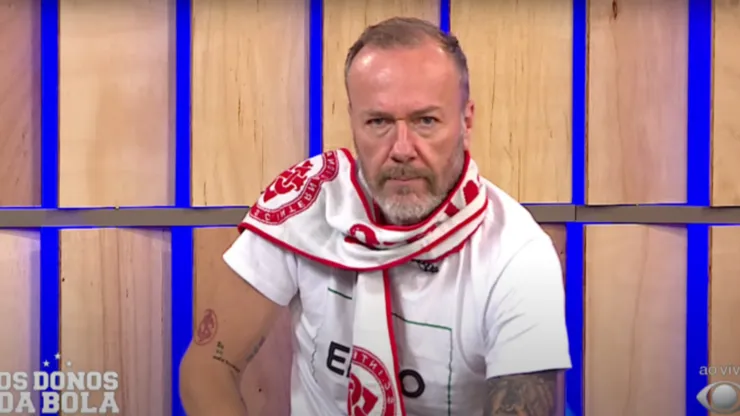 Foto: Reprodução/Bandeirantes - Fabiano Baldasso: jornalitsa mandou a real sobre decisão do Inter na Libertadores