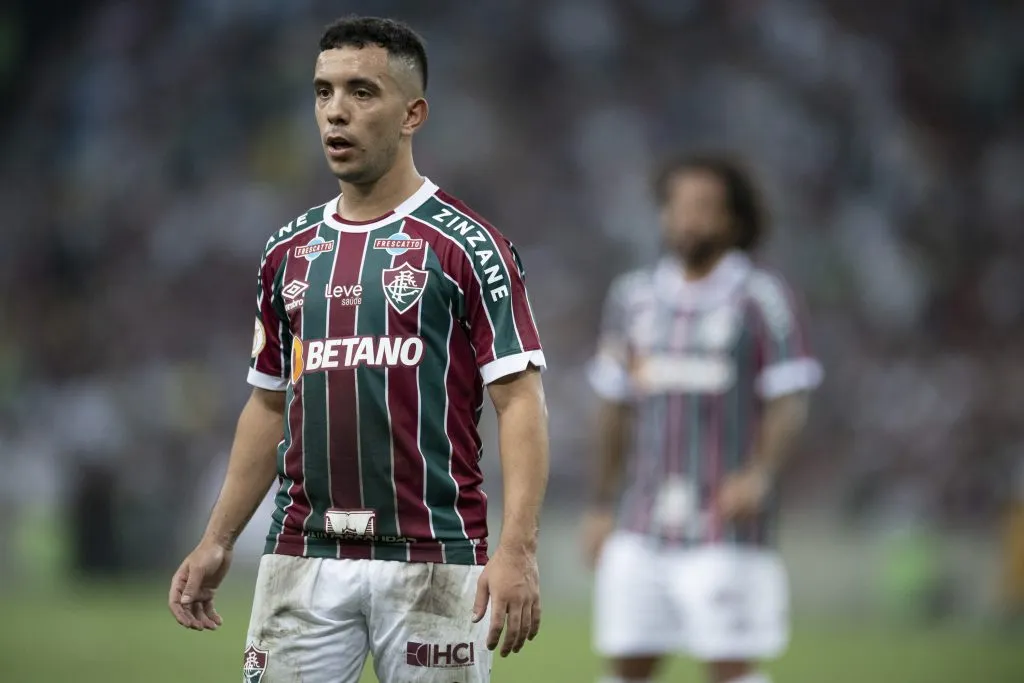 Leo Fernández marcou o gol da vitória do Flu no segundo turno. Foto: Jorge Rodrigues/AGIF
