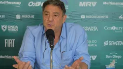 Foto: Estevão Germano / América / Divulgação - Salum: presidente do América desabafou em coletiva