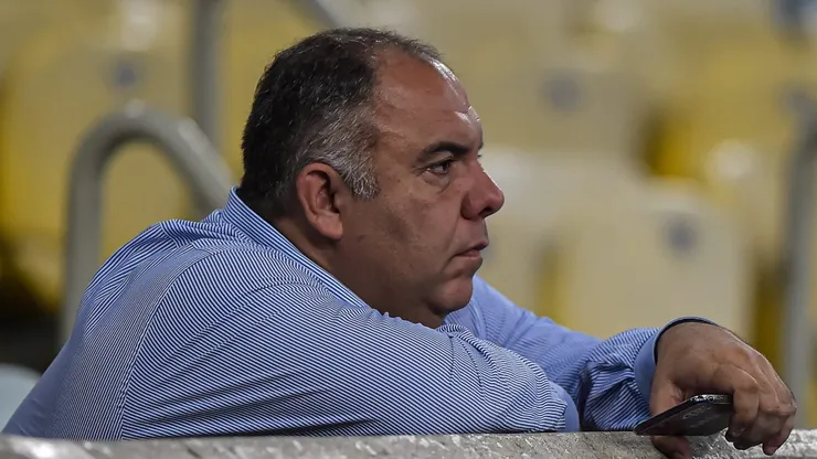 Marcos Braz, acompanha Flamengo em jogo - Foto: Thiago Ribeiro/AGIF
