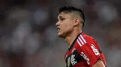 RJ - RIO DE JANEIRO - 26/08/2023 - BRASILEIRO A 2023, FLAMENGO X INTERNACIONAL - Luiz Araujo jogador do Flamengo durante partida contra o Internacional no estadio Maracana pelo campeonato Brasileiro A 2023. Foto: Thiago Ribeiro/AGIF