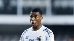 SP - SANTOS - 23/07/2023 - BRASILEIRO A 2023, SANTOS X BOTAFOGO - Jean Lucas jogador do Santos reclama com a arbitragem durante partida contra o Botafogo no estadio Vila Belmiro pelo campeonato Brasileiro A 2023. Foto: Abner Dourado/AGIF