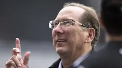 RJ - RIO DE JANEIRO - 27/08/2023 - BRASILEIRO A 2023, BOTAFOGO X BAHIA - John Textor Dono dar SAF do Botafogo antes da partida contra o Bahia no estadio Engenhao pelo campeonato Brasileiro A 2023. Foto: Jorge Rodrigues/AGIF