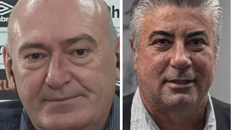 Fotos: Divulgação/Santos e Raul Baretta/Santos FC - Rueda e Gallo tomaram atitude nos bastidores