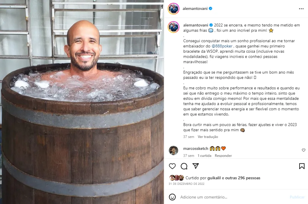 Foto: Reprodução Instagram @alemantovani