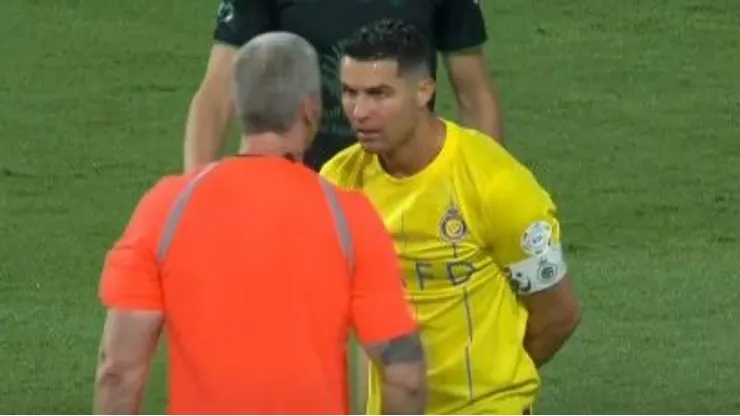 Reprodução/GOAT - Cristiano Ronaldo perdeu a linha com Daronco