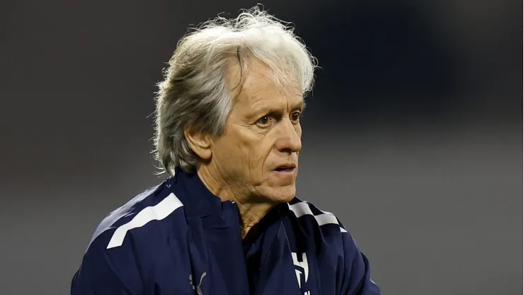 ABHA, SAUDI ARABIA - SEPTEMBER 21: Jorge Jesus, Head Coach of Al-Hila is seen during the Saudi Pro League match between Damak and and Al Hilal at Prince Sultan Bin Abdulaziz Sport City on September 21, 2023 in Abha, Saudi Arabia. (Photo by Francois Nel/Getty Images)
