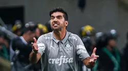 RS - PORTO ALEGRE - 21/09/2023 - BRASILEIRO A 2023, GREMIO X PALMEIRAS - Abel Ferreira tecnico do Palmeiras durante partida contra o Gremio no estadio Arena do Gremio pelo campeonato Brasileiro A 2023. Foto: Maxi Franzoi/AGIF