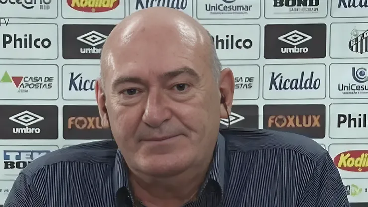 Foto: Divulgação/Santos FC – Rueda é o presidente do Santos