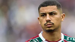 RJ - RIO DE JANEIRO - 29/07/2023 - BRASILEIRO A 2023, FLUMINENSE X SANTOS - Andre jogador do Fluminense durante partida contra o Santos no estadio Maracana pelo campeonato Brasileiro A 2023. Foto: Thiago Ribeiro/AGIF