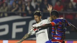 Foto: Rubens Chiri/Saopaulofc.net - Pedrinho entrou já na reta final do 2° tempo