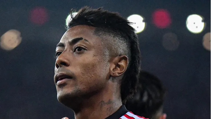 RJ - RIO DE JANEIRO - 05/07/2023 - COPA DO BRASIL 2023, FLAMENGO X ATHLETICO-PR - Bruno Henrique jogador do Flamengo comemora seu gol durante partida contra o Athletico-PR no estadio Maracana pelo campeonato Copa do Brasil 2023. Foto: Thiago Ribeiro/AGIF