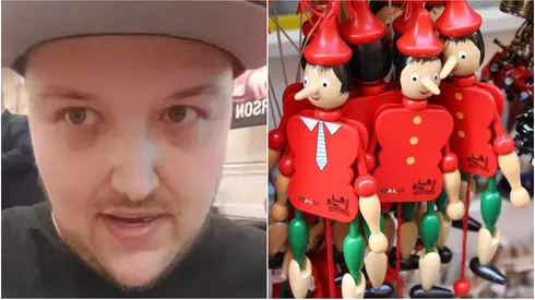 Rob Mercer deve se tornar o Pinóquio do poker (Fotos: Instagram oficial Rob Mercer @thepokerlifeofrob (conta exlcluída) e Reprodução/Pixabay)