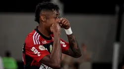 RJ - RIO DE JANEIRO - 02/09/2023 - BRASILEIRO A 2023, BOTAFOGO X FLAMENGO - Bruno Henrique jogador do Flamengo comemora seu gol durante partida contra o Botafogo no estadio Engenhao pelo campeonato Brasileiro A 2023. Foto: Thiago Ribeiro/AGIF