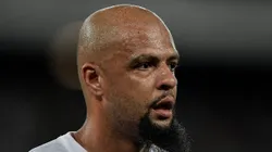RJ - RIO DE JANEIRO - 20/05/2023 - BRASILEIRO A 2023, BOTAFOGO X FLUMINENSE - Felipe Melo jogador do Fluminense durante partida contra o Botafogo no estadio Engenhao pelo campeonato BRASILEIRO A 2023. Foto: Thiago Ribeiro/AGIF