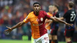 ISTANBUL, TURKEY - SEPTEMBER 20: Tete of Galatasaray celebrates after scoring their sides second goal during the UEFA Champions League match between Galatasaray A.S. and F.C. Copenhagen at Ali Sami Yen Arena on September 20, 2023 in Istanbul, Turkey. (Photo by Ahmad Mora/Getty Images)