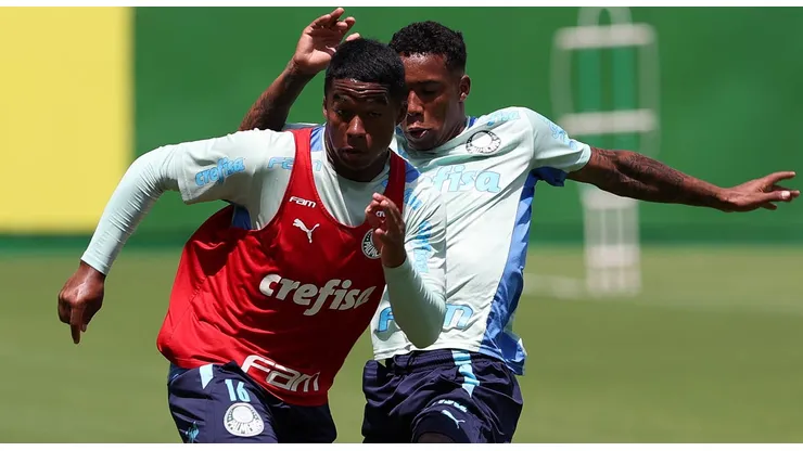 Endrick e Kevin são opções de Abel para entrar na vaga de Dudu no Palmeiras