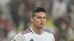 RJ - RIO DE JANEIRO - 13/08/2023 - BRASILEIRO A 2023, FLAMENGO X SAO PAULO - James Rodriguez jogador do Sao Paulo durante partida contra o Flamengo no estadio Maracana pelo campeonato Brasileiro A 2023. Foto: Thiago Ribeiro/AGIF