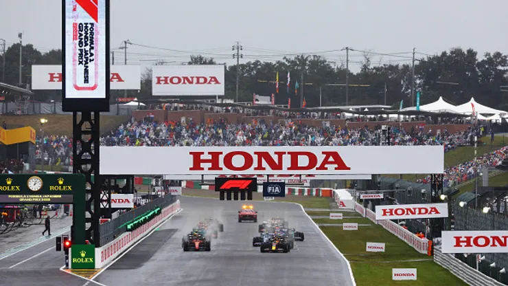 Largada do GP do Japão de 2022