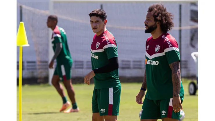 Marcelo deve ser substituído por Diogo Barbosa no Flu diante do Cruzeiro nesta 4ª