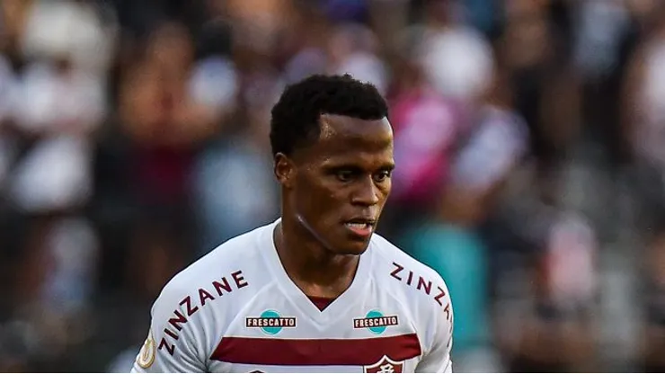 RJ - RIO DE JANEIRO - 16/09/2023 - BRASILEIRO A 2023, VASCO X FLUMINENSE - Jhon Arias jogador do Fluminense durante partida contra o Vasco no estadio Engenhao pelo campeonato Brasileiro A 2023. Foto: Thiago Ribeiro/AGIF