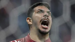 BA - SALVADOR - 18/09/2023 - BRASILEIRO A 2023, BAHIA X SANTOS - Joao Paulo jogador do Santos comemora gol durante partida contra o Bahia no estadio Arena Fonte Nova pelo campeonato Brasileiro A 2023. Foto: Jhony Pinho/AGIF