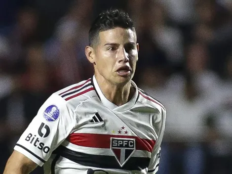 James Rodrigues vai bem defendendo a Colômbia e chama atenção