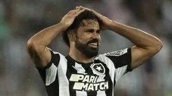 Foto: Jorge Rodrigues/AGIF - Diego Costa jogador do Botafogo lamenta chance perdida durante partida contra o Bahia no estadio Engenhao pelo campeonato Brasileiro A 2023.
