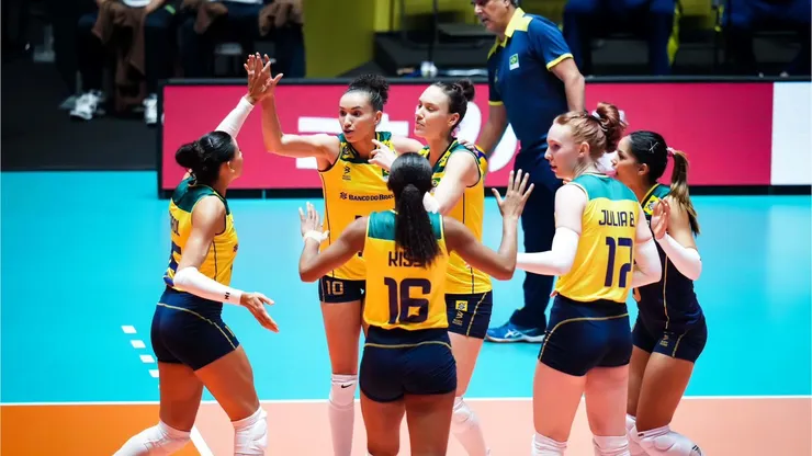 Brasil busca a terceira vitória no Pré-Olímpico. Foto: FIVB