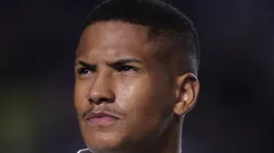 SP - SANTOS - 20/05/2023 - BRASILEIRO A 2023, SANTOS X PALMEIRAS - Angelo jogador do Santos durante partida contra o Palmeiras no estadio Vila Belmiro pelo campeonato BRASILEIRO A 2023. Foto: Ettore Chiereguini/AGIF