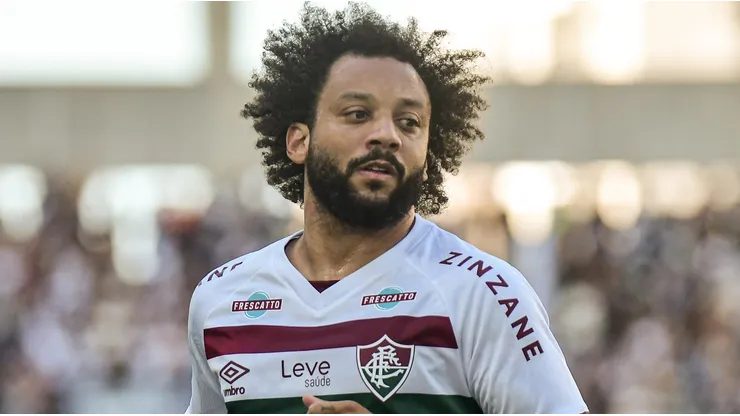 Foto: Thiago Ribeiro/AGIF - Marcelo jogador do Fluminense durante partida contra o Vasco no estadio Engenhao pelo campeonato Brasileiro A 2023.