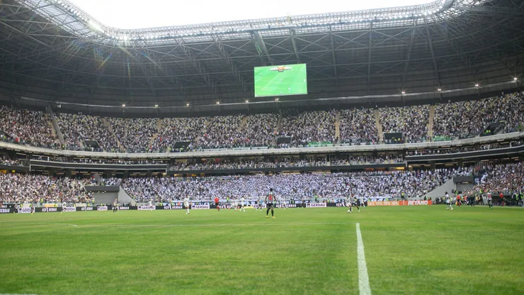 MG - BELO HORIZONTE - 27/08/2023 - BRASILEIRO A 2023, ATLETICO-MG X SANTOS - Vista geral do estadio Arena MRV para partida entre Atletico-MG e Santos pelo campeonato Brasileiro A 2023. Foto: Alessandra Torres/AGIF