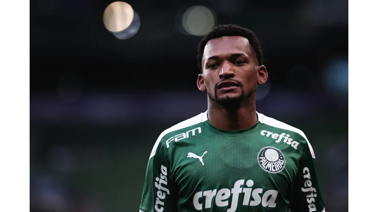 SP - Sao Paulo - 01/02/2022 - PAULISTA 2022, PALMEIRAS X AGUA SANTA - Jailson jogador do Palmeiras durante aquecimento antes da partida contra o Agua Santa no estadio Arena Allianz Parque pelo campeonato Paulista 2022. Foto: Ettore Chiereguini/AGIF