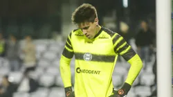 Foto: Gabriel Machado/AGIF - Luan Polli: goleiro foi apontado como 'vilão' pela torcida do Coritiba