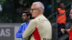 O técnico Abel Ferreira, da SE Palmeiras, em jogo contra a equipe do São Paulo FC, durante partida válida pelas quartas de final, volta, da Copa da Copa do Brasil, na arena Allianz Parque. (Foto: Cesar Greco/Palmeiras/by Canon)