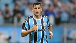 RS - PORTO ALEGRE - 12/07/2023 - COPA DO BRASIL 2023, GREMIO X BAHIA - Cristaldo jogador do Gremio durante partida contra o Bahia no estadio Arena do Gremio pelo campeonato Copa do Brasil 2023. Foto: Pedro H. Tesch/AGIF