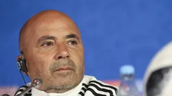 BRONNITSY, RUSSIA - JUNE 15: Jorge Sampaoli of Argentina looks on during a press conference at Spartak Stadium on June 15, 2018 in Bronnitsy, Russia. (Photo by Gabriel Rossi/Getty Images)