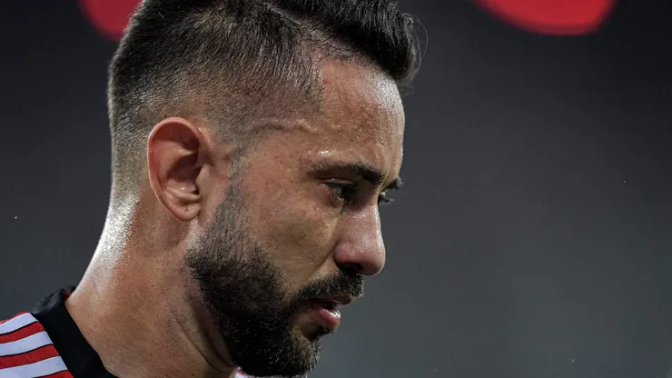 RJ - RIO DE JANEIRO - 10/05/2023 - BRASILEIRO A 2023, FLAMENGO X GOIAS - Everton Ribeiro jogador do Flamengo durante partida contra o Goias no estadio Maracana pelo campeonato BRASILEIRO A 2023. Foto: Thiago Ribeiro/AGIF