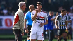 SP - SAO PAULO - 16/07/2023 - BRASILEIRO A 2023, SAO PAULO X SANTOS - Dorival Junior tecnico do Sao Paulo durante partida contra o Santos no estadio Morumbi pelo campeonato Brasileiro A 2023. Foto: Marcello Zambrana/AGIF
