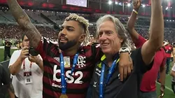 Foto: Alexandre Vidal/Flamengo - Gabigol e Jorge Jesus trabalharam juntos no Flamengo