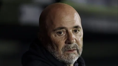 SAO PAULO, BRAZIL - JUNE 22: Jorge Sampaoli head coach of Flamengo looks on during the match between Red Bull Bragantino and Flamengo as part of Brasileirao Series A 2023 at Nabi Abi Chedid on June 22, 2023 in Sao Paulo, Brazil. (Photo by Ricardo Moreira/Getty Images)