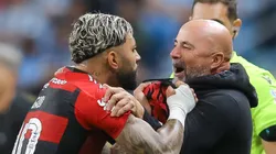 Foto: Pedro H. Tesch/AGIF - Gabigol e Sampaoli