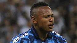 MG - Belo Horizonte - 03/11/2021 - BRASILEIRO A 2021 ATLETICO-MG X GREMIO - Campaz jogador do Gremio comemora seu gol durante partida contra o Atletico-MG no estadio Mineirao pelo campeonato Brasileiro A 2021. Foto: Fernando Moreno/AGIF