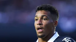 SP - SAO PAULO - 16/07/2023 - BRASILEIRO A 2023, SAO PAULO X SANTOS - Marcos Leonardo jogador do Sao Paulo durante partida contra o Santos no estadio Morumbi pelo campeonato Brasileiro A 2023. Foto: Marcello Zambrana/AGIF